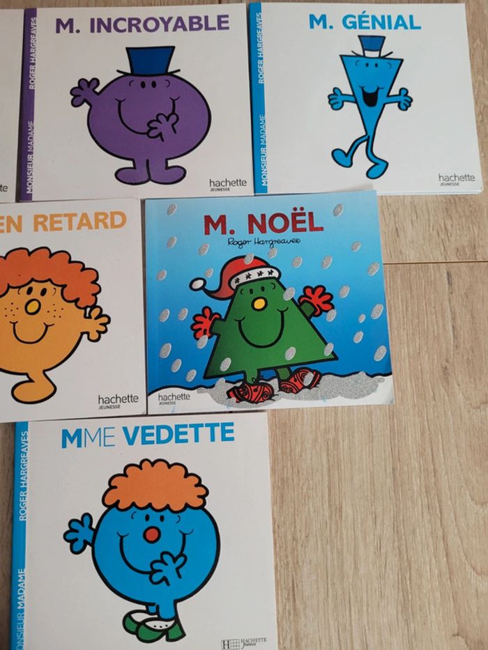 lot de 6 livres Mr et Mme - photo numéro 3