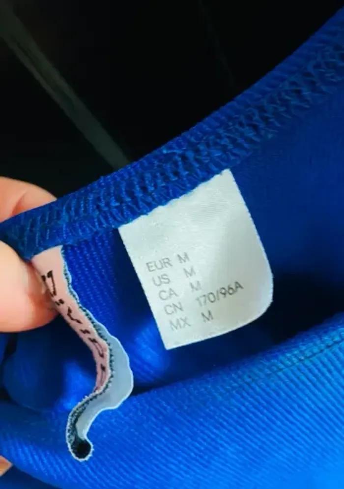 Robe bleue électrique H&M - photo numéro 2