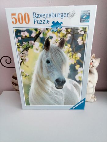 Puzzle cheval blanc ravensburger