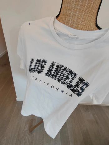 Tee-shirt Los Angeles taille 11 / 12 ans blanc