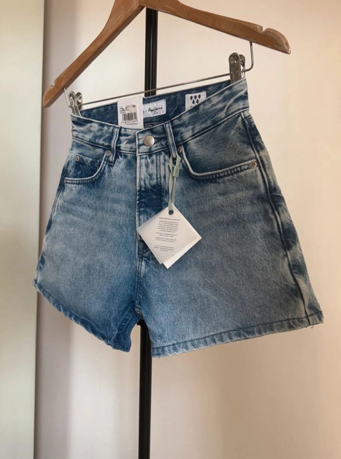 Short en jean taille haute W 25 Dua Lipa x Pepe jeans