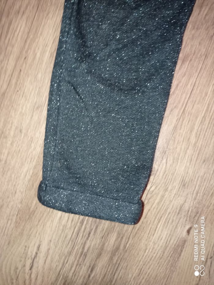 Pantalon jogging détente noir irisé, KIABI, taille 8 ans - photo numéro 5
