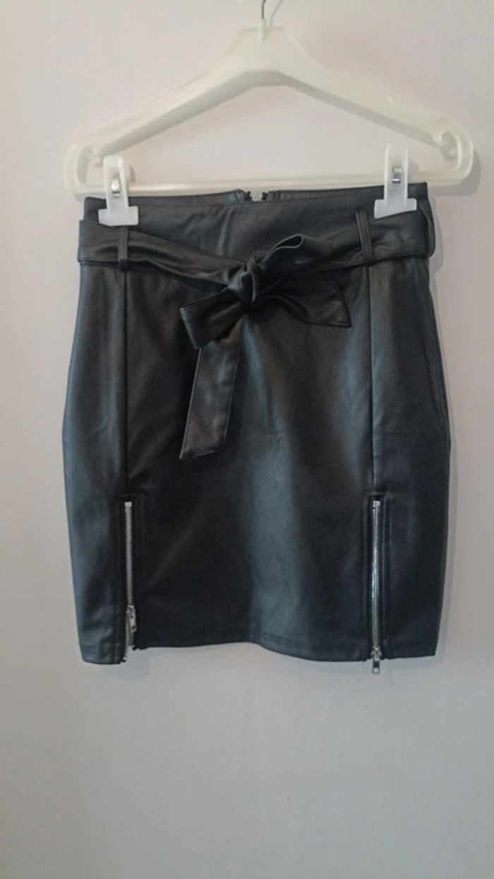 Jupe effet cuir