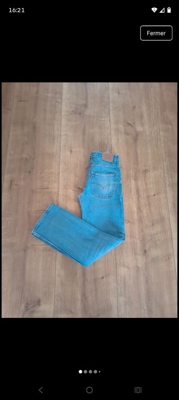 Jean Levi's 511 Slim Fit - Taille 16 ans (176 cm) - Bleu Clair
