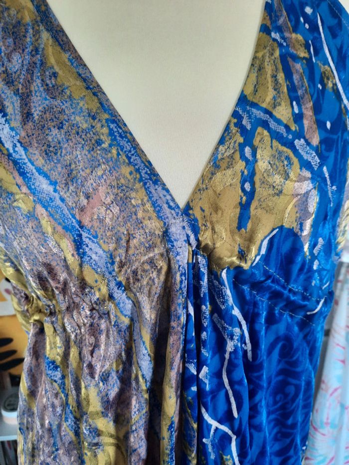 Robe en soie Taille unique neuf sans étiquette 🏷 #lora11femme - photo numéro 7