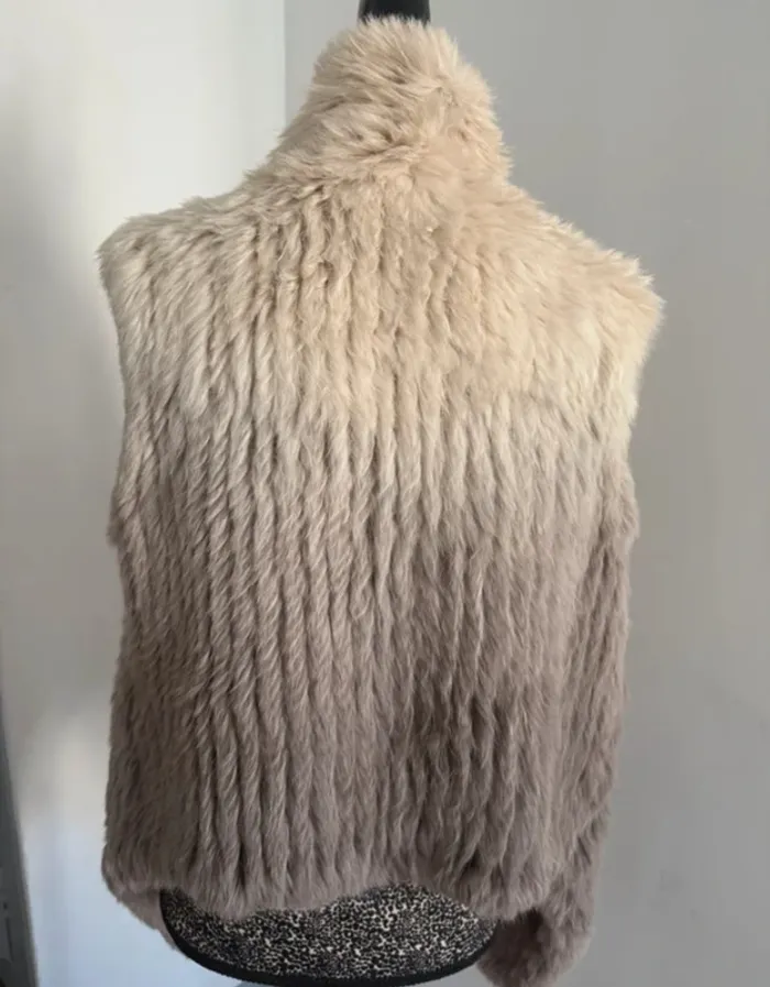 Gilet sans manches fourrure 100% - Taille S - photo numéro 4