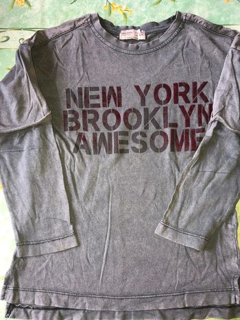 T-shirt manches longues garçon 6 ans Zara