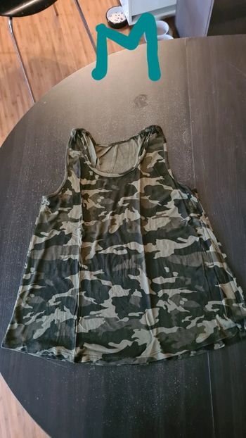 débardeur imprimer militaire