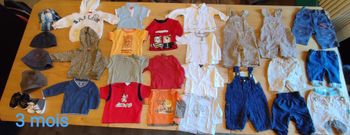 Lot vêtements garçon 3 mois