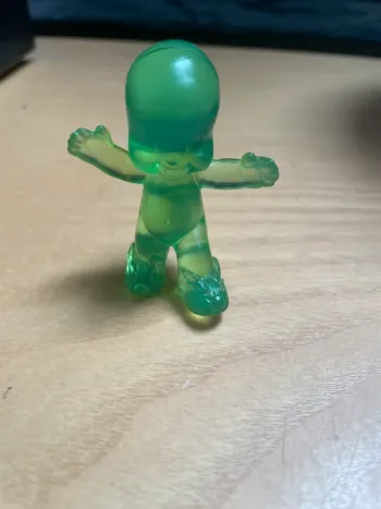 Figurine Vintage Magic Babies Numero 33 vert Fluo (1990)