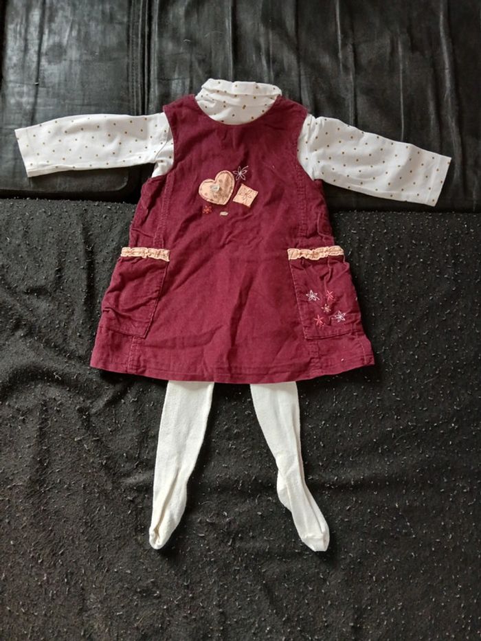 Ensemble robe 12 mois fille