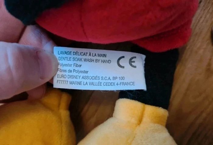 🌟 Mickey mouse peluche - Disneyland Paris - photo numéro 10