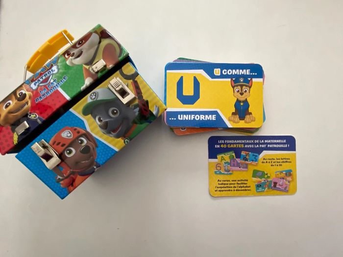 Cartes alphabet la pat patrouille