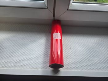 Films adhesif permanent rouge (5m) pour machine de découpe