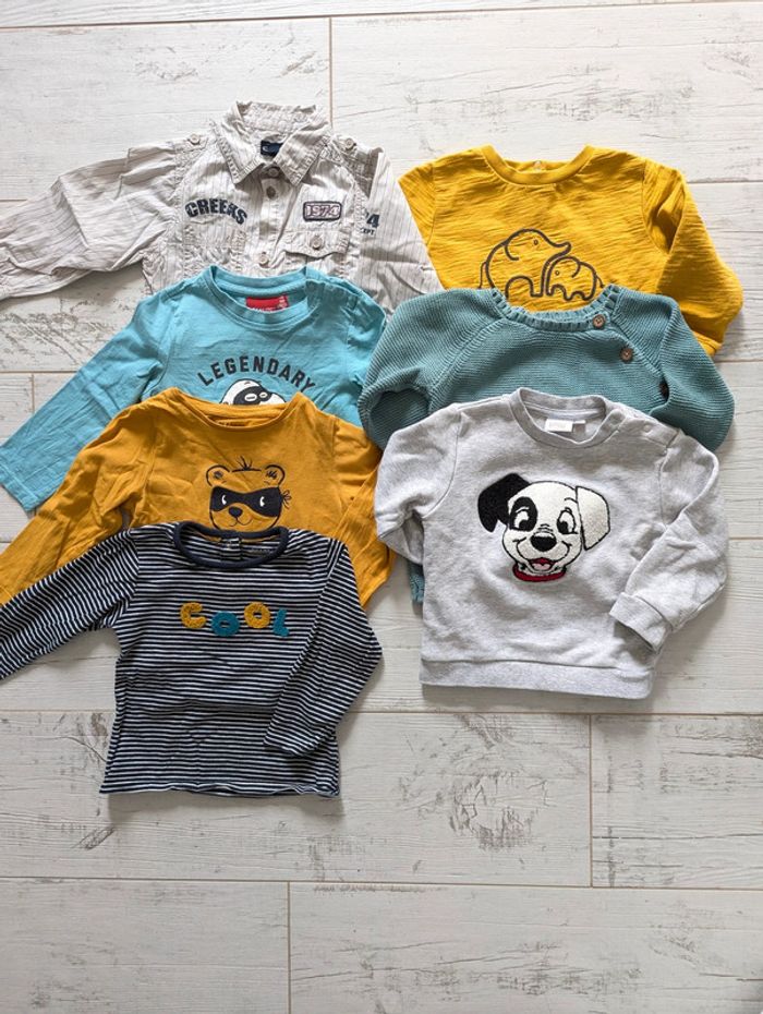 Lot hauts manches longues bébé taille 24 mois - photo numéro 2