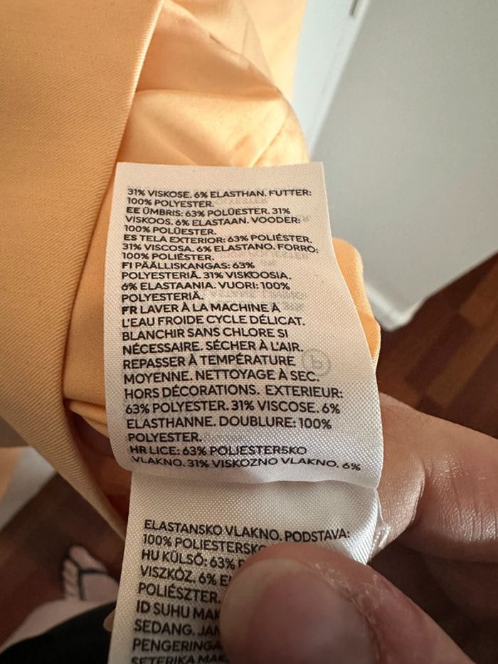 H&M - Blazer/Veste de tailleur orange - photo numéro 5