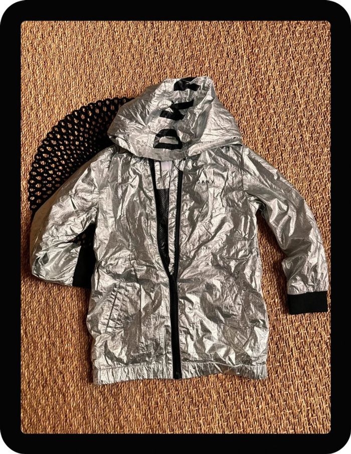 Parka argent dkny coupe vent