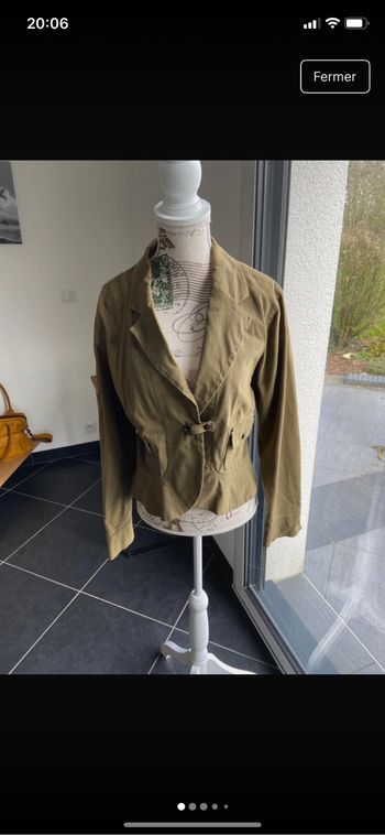 Veste kaki de marque Ernest taille M très peu portée