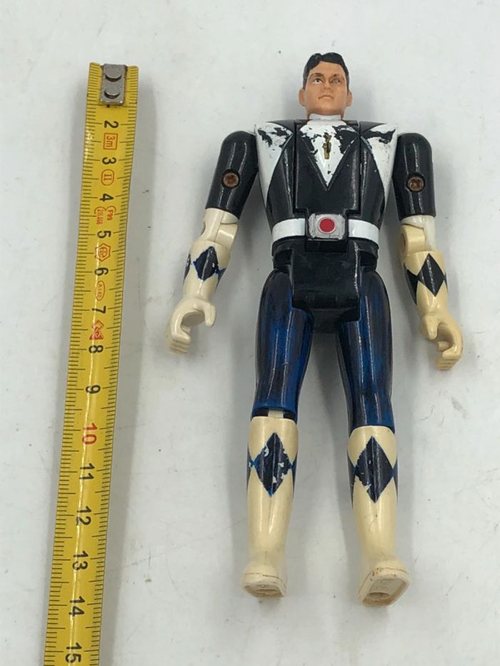 Figurine Power Rangers noir Flip Head Bandai 1993 14 cm - photo numéro 8