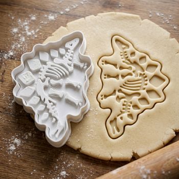 Emporte-pièce Dinosaure Stégosaure Squelette - Découpoir Biscuit Pâtisserie