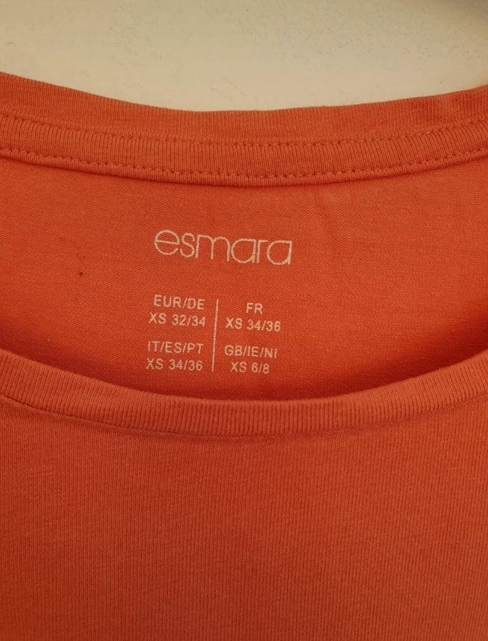 Tee shirt rose grossesse esmara taille 34/ 36 - photo numéro 3
