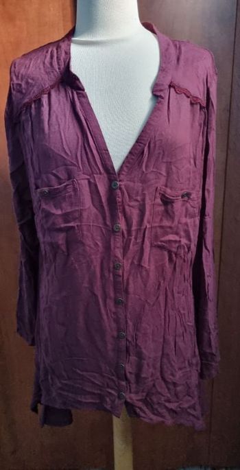 Chemise manches retroussable taille 52