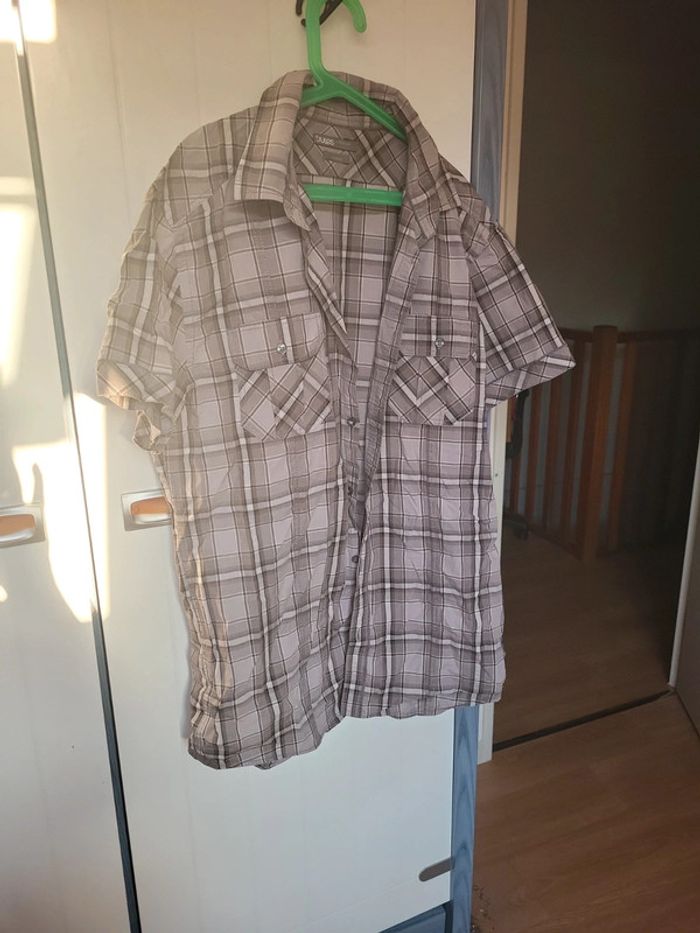Chemise grise a carreaux Jules - photo numéro 2