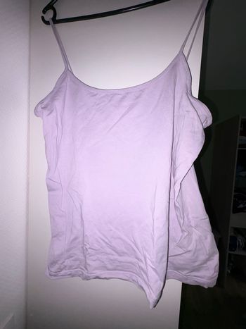 Débardeur lilas femme taille L