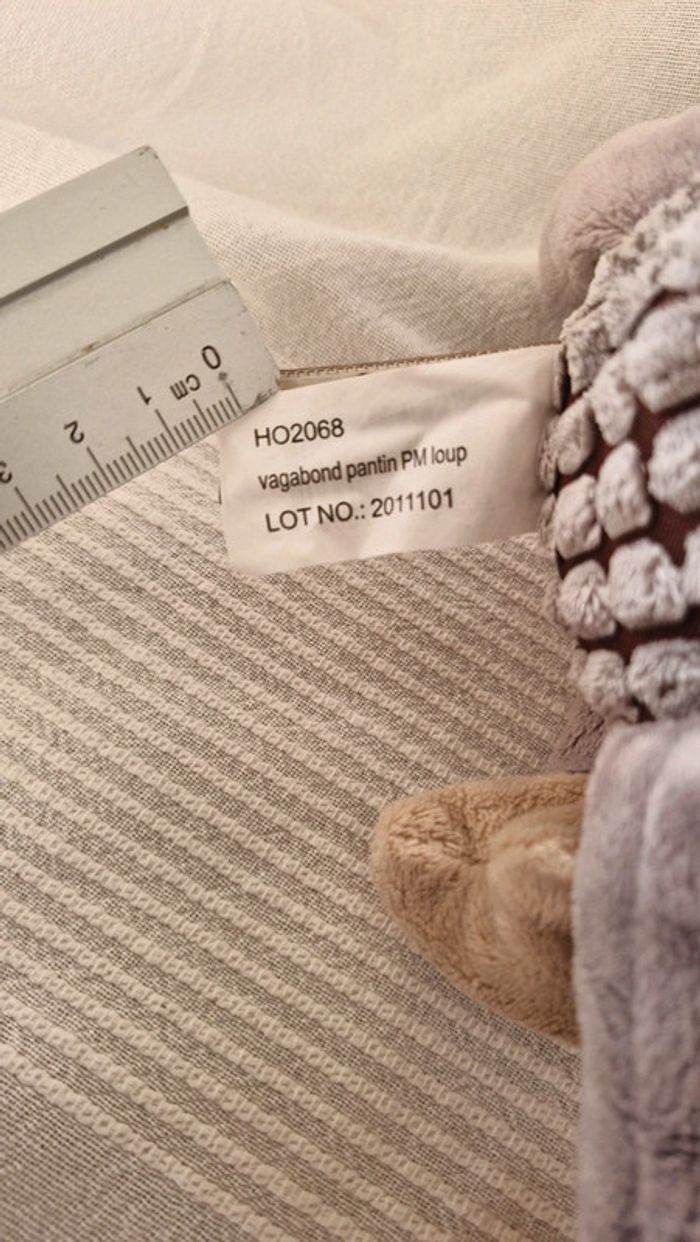 Peluche  loup vagabond Histoire d ours - photo numéro 7