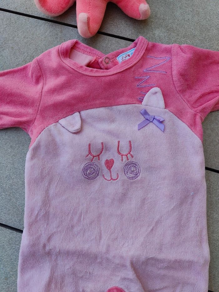 Pyjama fille rose 3 mois - photo numéro 2