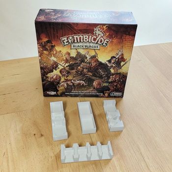 Insert / Rangement Blanc Zombicide: Black Plague – Jeu non inclus