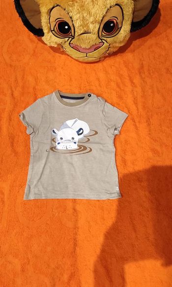 Tee-shirt manches courtes Obaibi 12 mois 74 cm