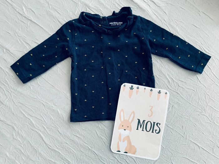 Teeshirt ML Vertbaudet 3M