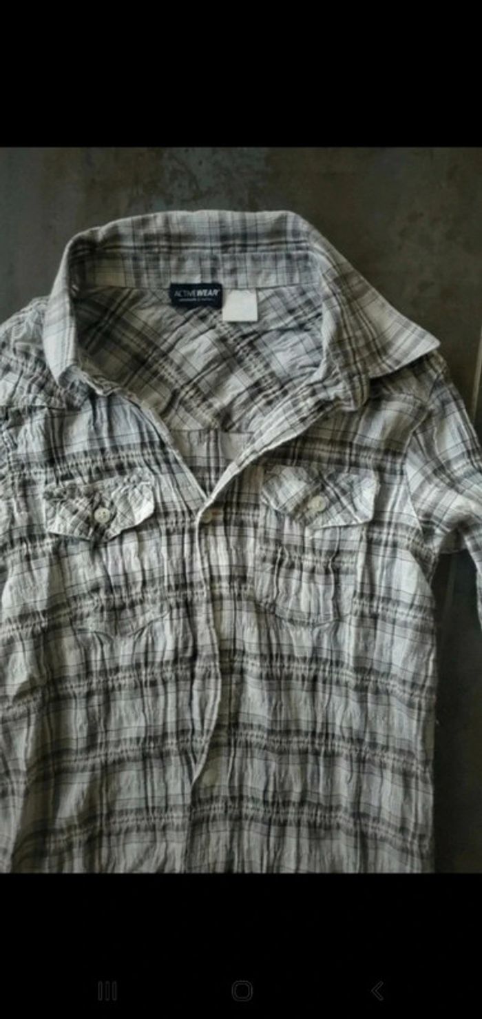 Chemise effet froissé - La Redoute - 12 ans - photo numéro 2
