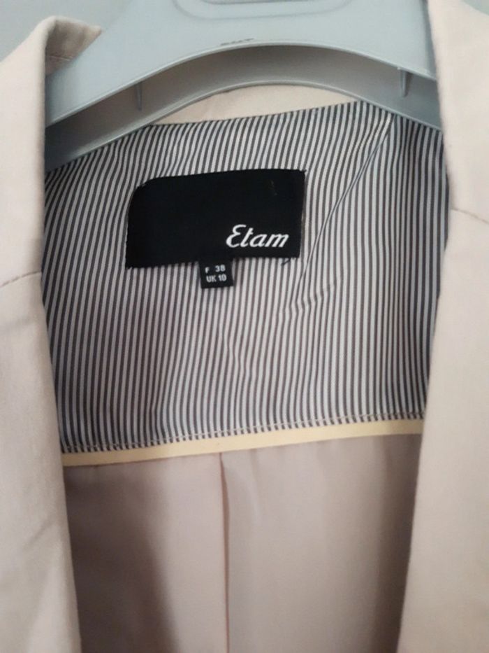 Blazer beige Etam T38 - photo numéro 2