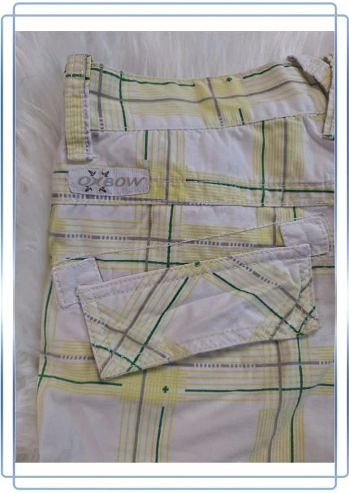 Short Oxbow Vintage à Carreaux – Taille 30 - brodé (597) - photo numéro 7