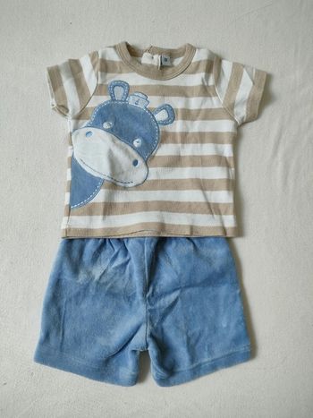 Ensemble velours 1mois