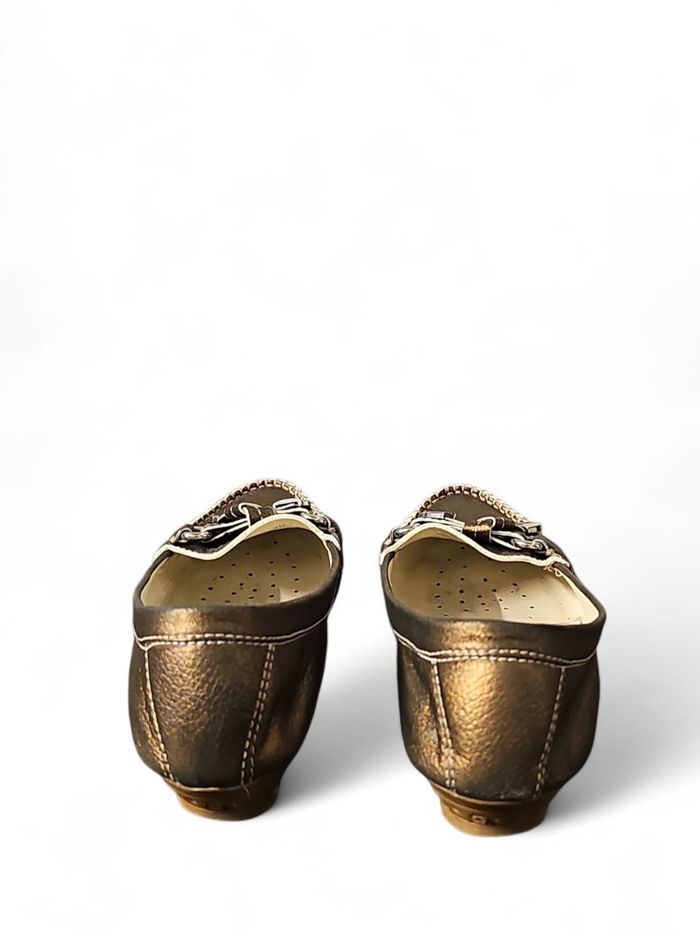 Mocassins Geox bronze métallisé – taille 40 – confort & style - photo numéro 3