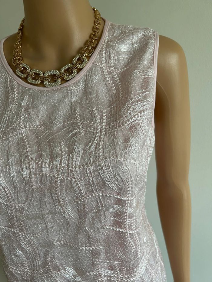 Haut rose neuf sans manches Lizabella taille UK 10 (valeur 90€) - photo numéro 6