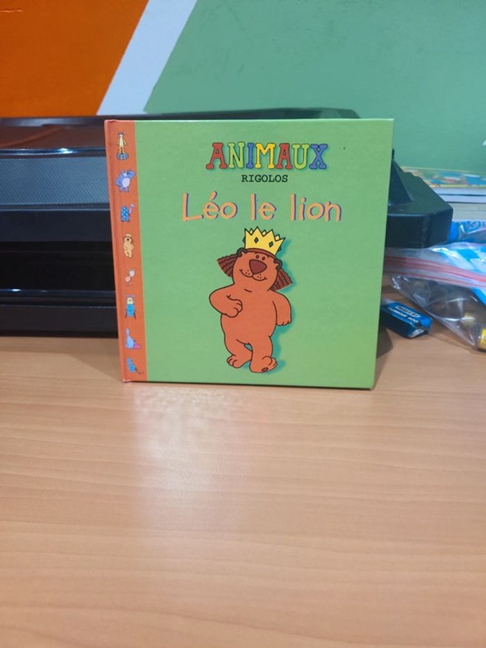 Livre animaux rigolo Leo le lion