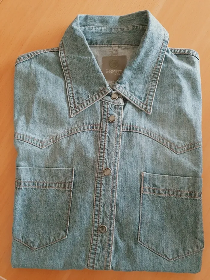 Chemise jean Esprit - photo numéro 3