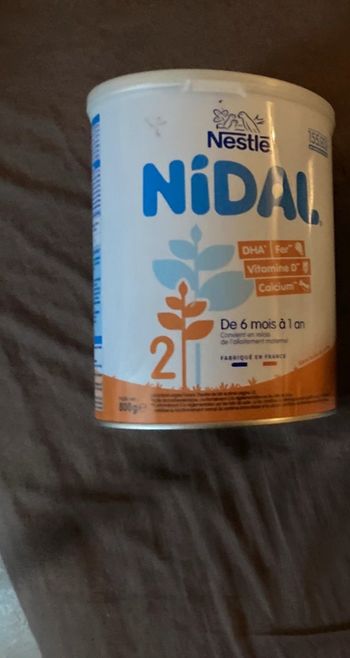Lait nidal 2eme age