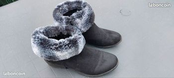 Bottines femme avec fourrure - Pointure 39