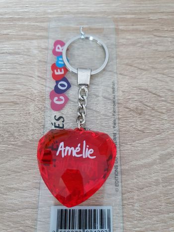 Porte clé prénom Amélie