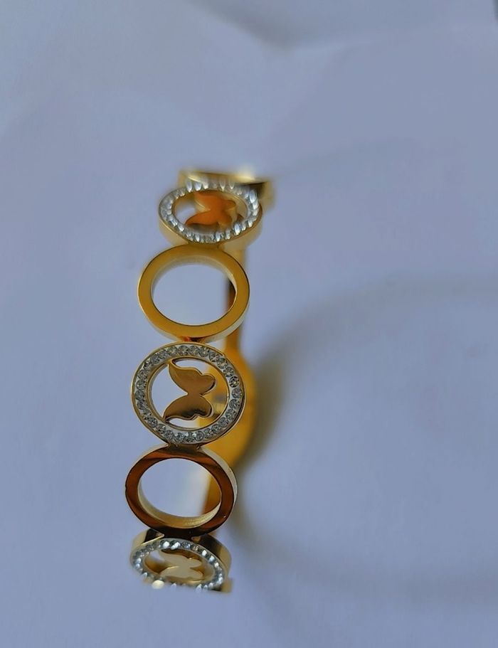 Bracelet acier inoxydable papillon - photo numéro 3
