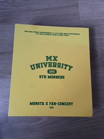 monsta x 2015 university dvd