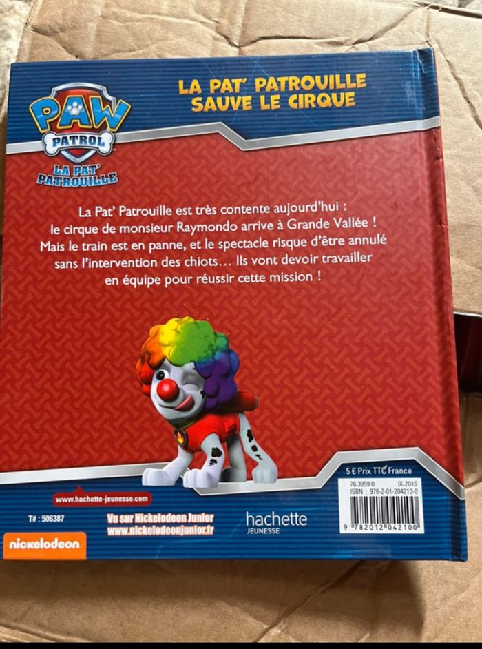 Livre la pat patrouille sauve le cirque - photo numéro 2