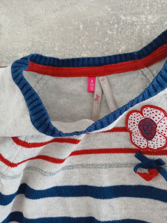 Pull bébé fille orchestra - photo numéro 2