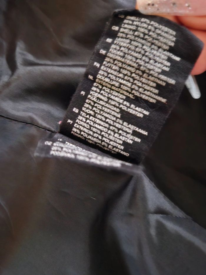 H&M bustier satiné noir taille L - photo numéro 9