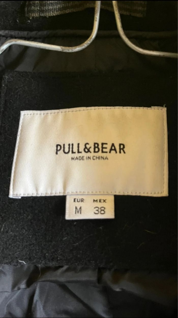 Manteau noir Pull anr Bear Taille 38 - photo numéro 3